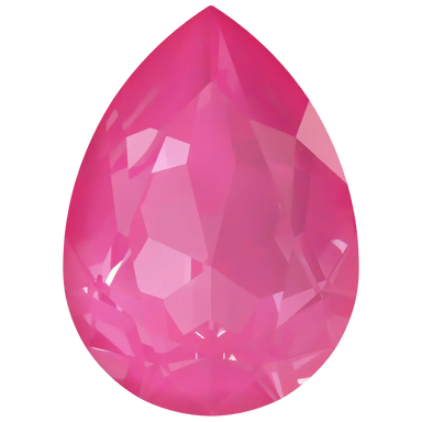 Swarovski Fancy Stones Pear (4320) Crystal Electric Pink Ignite UNFOILED - Bluestreak Crystals