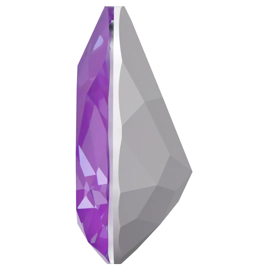 Swarovski Fancy Stones Pear (4320) Crystal Electric Violet Ignite UNFOILED - Bluestreak Crystals