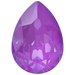 Swarovski Fancy Stones Pear (4320) Crystal Electric Violet Ignite UNFOILED - Bluestreak Crystals