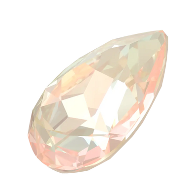 Swarovski Fancy Stones Pear (4320) Crystal Ivory Cream Delite UNFOILED - Bluestreak Crystals