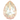 Swarovski Fancy Stones Pear (4320) Crystal Ivory Cream Delite UNFOILED - Bluestreak Crystals