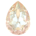 Swarovski Fancy Stones Pear (4320) Crystal Ivory Cream Delite UNFOILED - Bluestreak Crystals