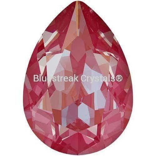 Swarovski Fancy Stones Pear (4320) Crystal Lotus Pink Delite UNFOILED-Swarovski Fancy Stones-14x10mm - Pack of 144 (Wholesale)-Bluestreak Crystals
