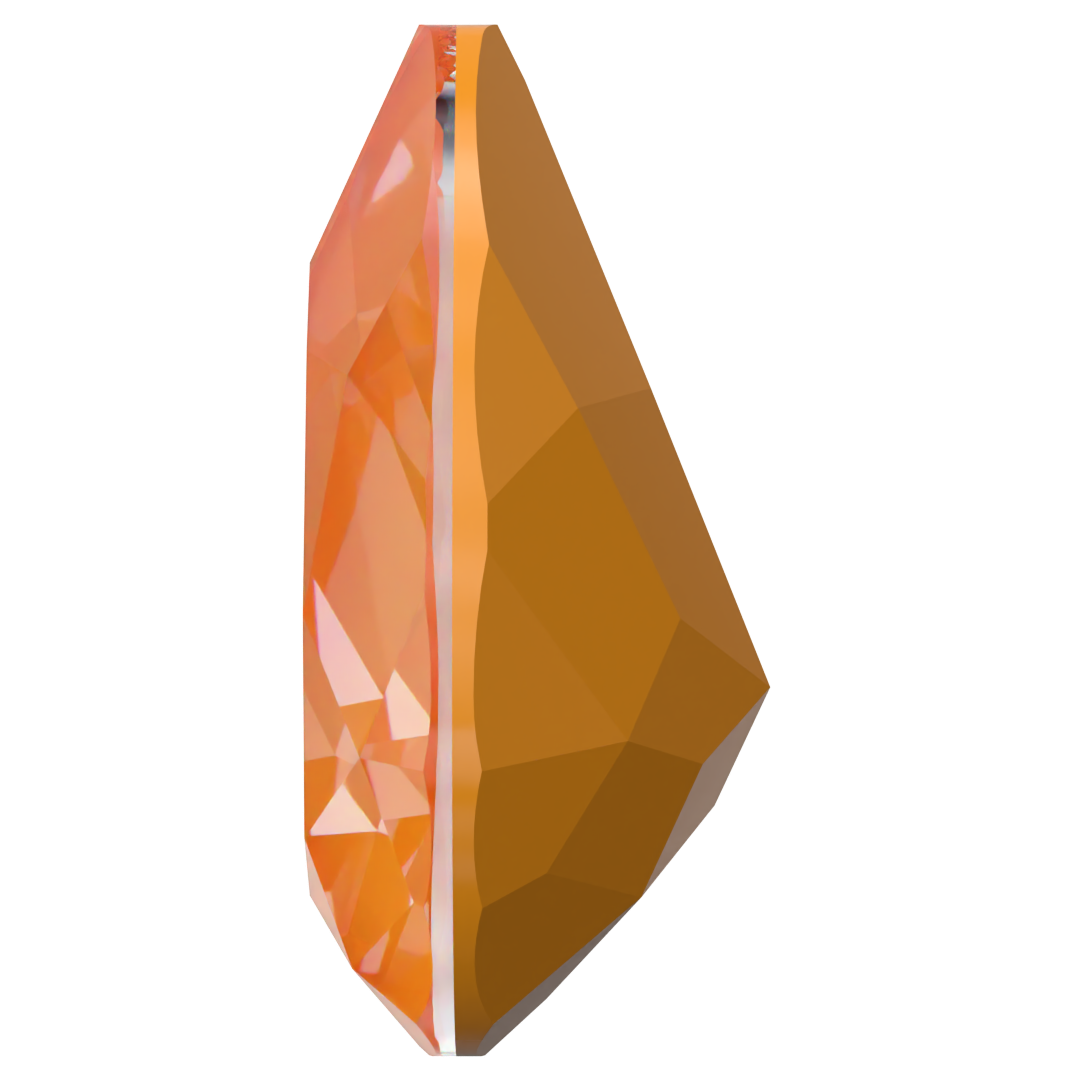 Swarovski Fancy Stones Pear (4320) Crystal Mango Ignite UNFOILED - Bluestreak Crystals