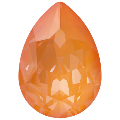 Swarovski Fancy Stones Pear (4320) Crystal Mango Ignite UNFOILED - Bluestreak Crystals