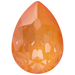 Swarovski Fancy Stones Pear (4320) Crystal Mango Ignite UNFOILED - Bluestreak Crystals