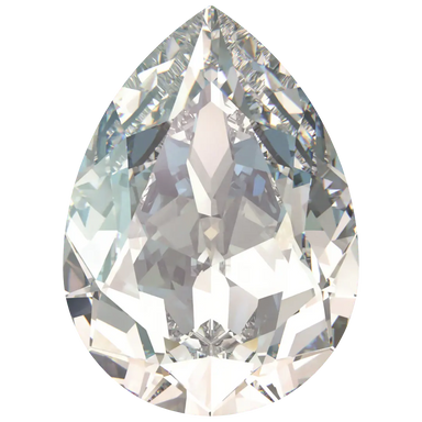 Swarovski Fancy Stones Pear (4320) Crystal Moonlight - Bluestreak Crystals
