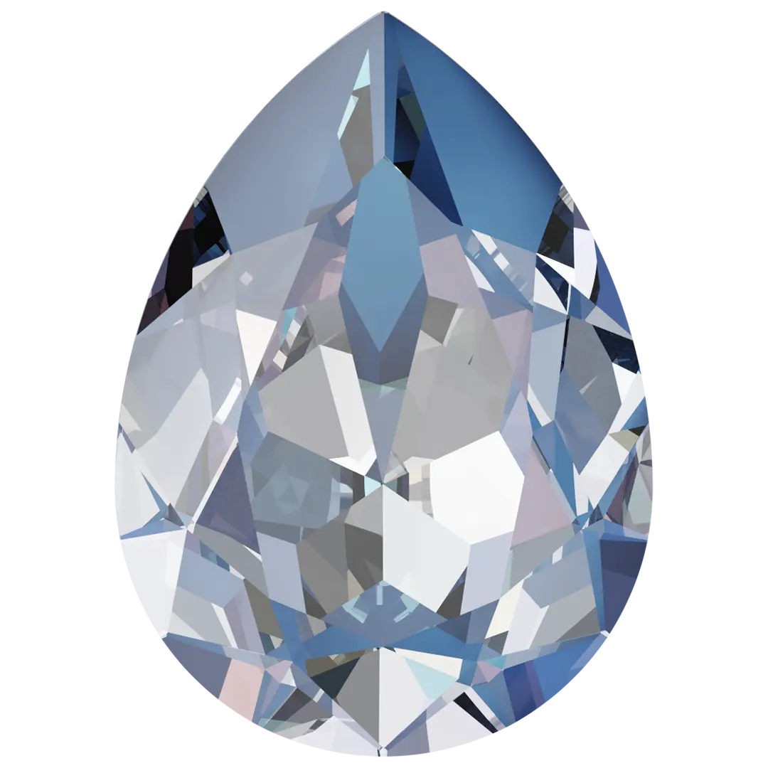 Swarovski Fancy Stones Pear (4320) Crystal Ocean Delite UNFOILED - Bluestreak Crystals