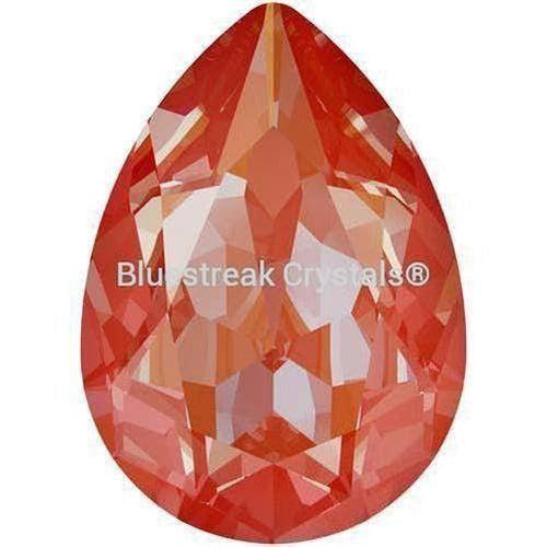 Swarovski Fancy Stones Pear (4320) Crystal Orange Glow Delite UNFOILED-Swarovski Fancy Stones-14x10mm - Pack of 144 (Wholesale)-Bluestreak Crystals