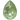 Swarovski Fancy Stones Pear (4320) Crystal Paradise Green Lux - Bluestreak Crystals