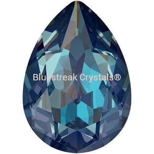 Swarovski Fancy Stones Pear (4320) Crystal Royal Blue Delite UNFOILED-Swarovski Fancy Stones-14x10mm - Pack of 144 (Wholesale)-Bluestreak Crystals