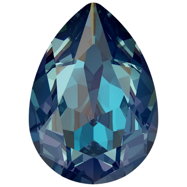 Swarovski Fancy Stones Pear (4320) Crystal Royal Blue Delite UNFOILED - Bluestreak Crystals