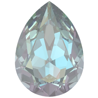 Swarovski Fancy Stones Pear (4320) Crystal Serene Gray Delite UNFOILED - Bluestreak Crystals