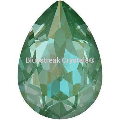 Swarovski Fancy Stones Pear (4320) Crystal Silky Sage Delite UNFOILED-Swarovski Fancy Stones-14x10mm - Pack of 144 (Wholesale)-Bluestreak Crystals