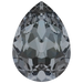 Swarovski Fancy Stones Pear (4320) Crystal Silver Night - Bluestreak Crystals