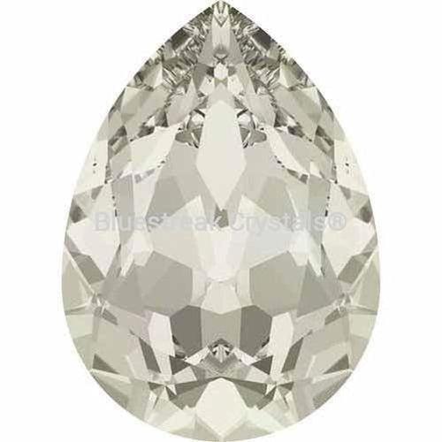Swarovski Fancy Stones Pear (4320) Crystal Silver Shade-Swarovski Fancy Stones-6x4mm - Pack of 360 (Wholesale)-Bluestreak Crystals