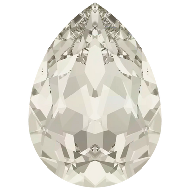 Swarovski Fancy Stones Pear (4320) Crystal Silver Shade - Bluestreak Crystals