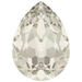 Swarovski Fancy Stones Pear (4320) Crystal Silver Shade - Bluestreak Crystals