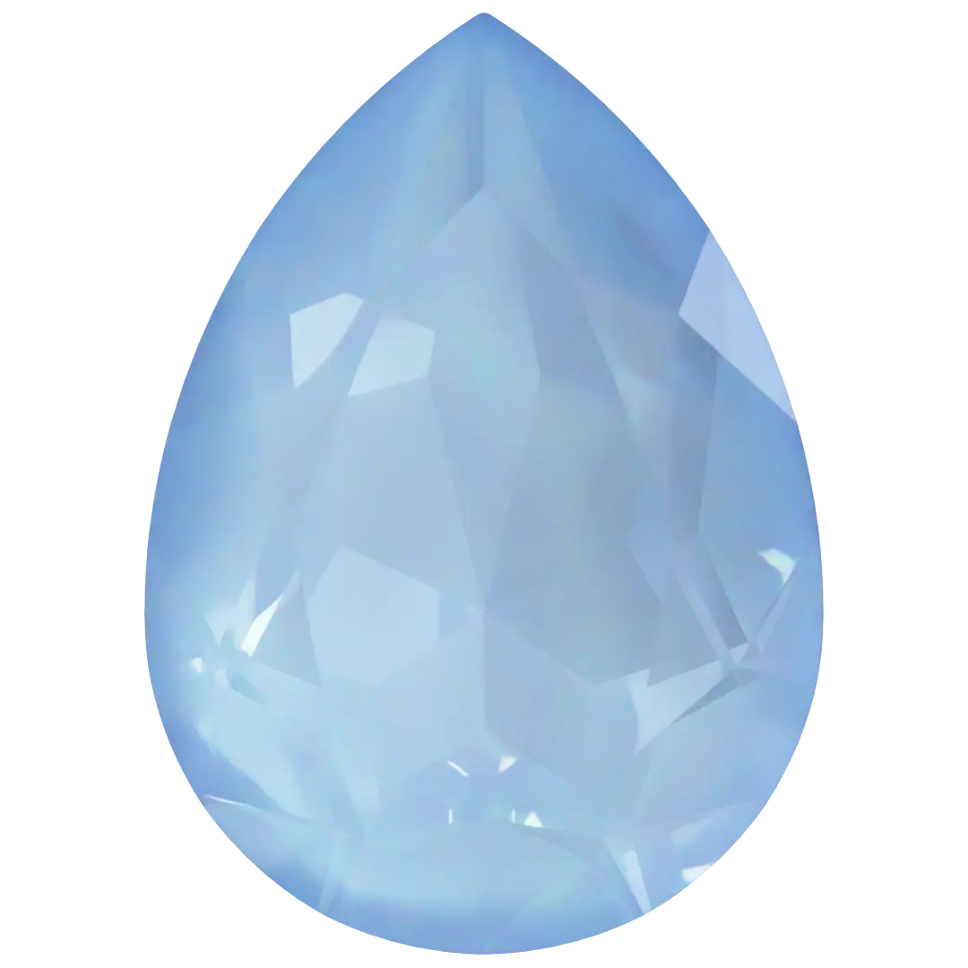 Swarovski Fancy Stones Pear (4320) Crystal Sky Ignite UNFOILED - Bluestreak Crystals
