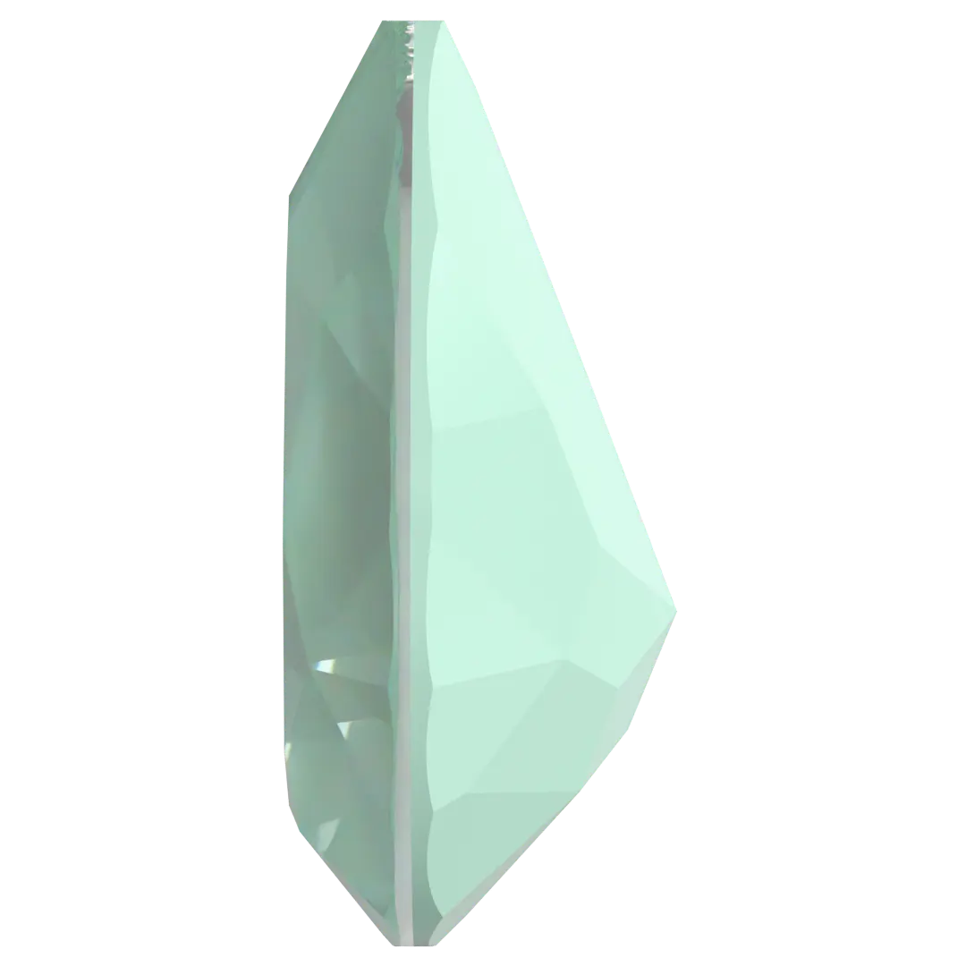 Swarovski Fancy Stones Pear (4320) Crystal Soft Mint Ignite - Bluestreak Crystals