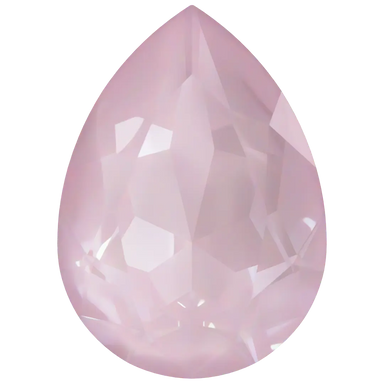Swarovski Fancy Stones Pear (4320) Crystal Soft Rose Ignite - Bluestreak Crystals