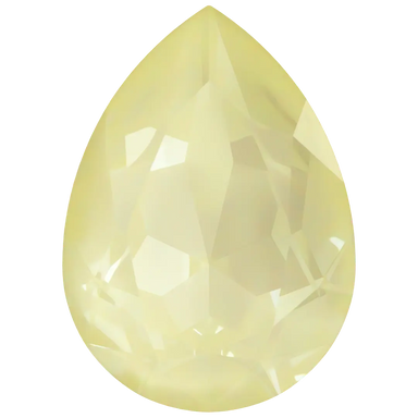 Swarovski Fancy Stones Pear (4320) Crystal Soft Yellow Ignite - Bluestreak Crystals