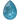 Swarovski Fancy Stones Pear (4320) Crystal Teal Ignite UNFOILED - Bluestreak Crystals