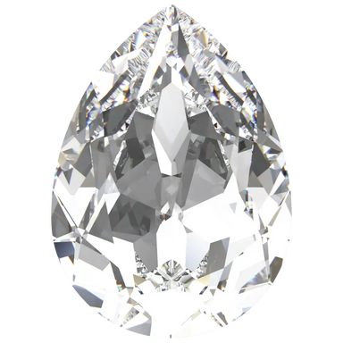 Swarovski Fancy Stones Pear (4320) Crystal - Bluestreak Crystals
