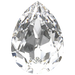 Swarovski Fancy Stones Pear (4320) Crystal - Bluestreak Crystals