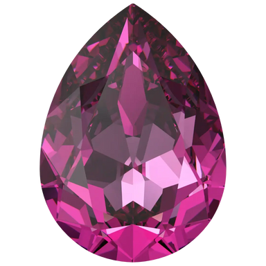 Swarovski Fancy Stones Pear (4320) Dark Rose - Bluestreak Crystals