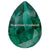 Swarovski Fancy Stones Pear (4320) Emerald Ignite UNFOILED-Swarovski Fancy Stones-6x4mm - Pack of 360 (Wholesale)-Bluestreak Crystals