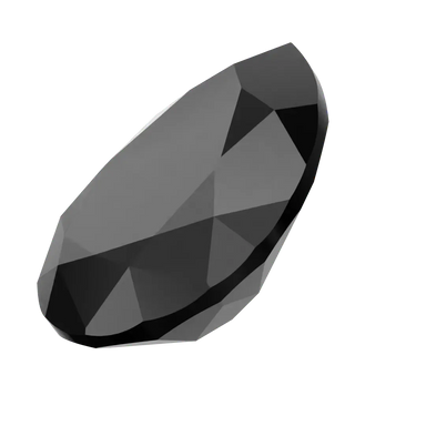 Swarovski Fancy Stones Pear (4320) Jet UNFOILED - Bluestreak Crystals