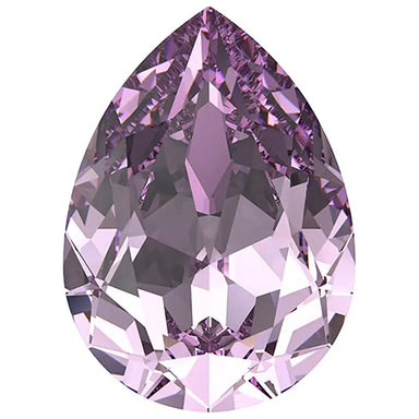 Swarovski Fancy Stones Pear (4320) Light Amethyst - Bluestreak Crystals