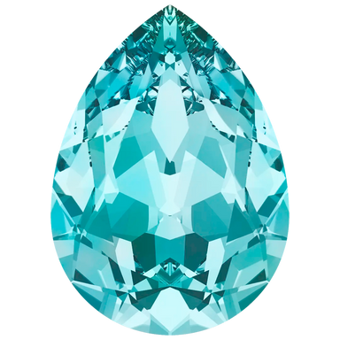 Swarovski Fancy Stones Pear (4320) Light Turquoise - Bluestreak Crystals