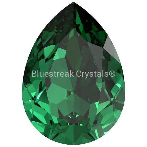 Swarovski Fancy Stones Pear (4320) Majestic Green-Swarovski Fancy Stones-6x4mm - Pack of 360 (Wholesale)-Bluestreak Crystals