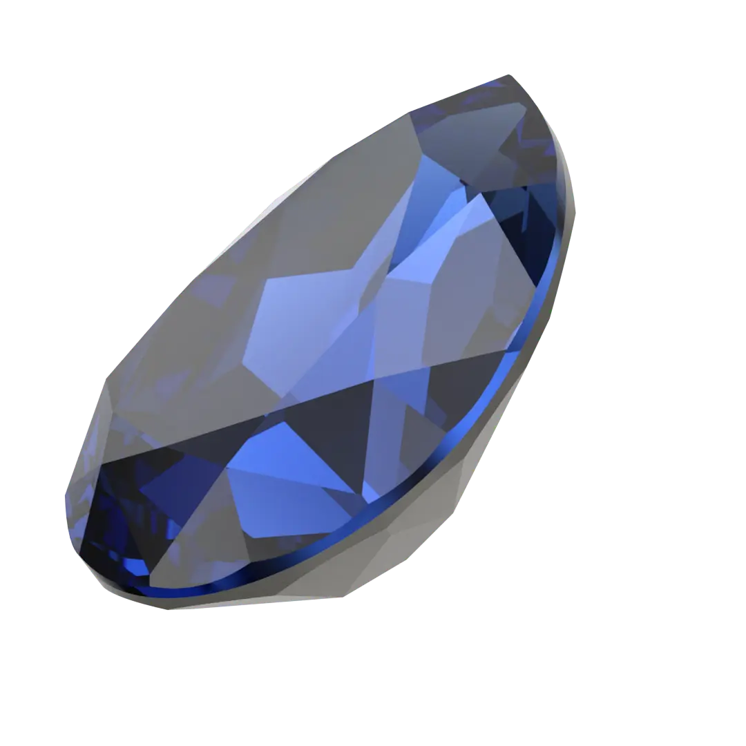 Swarovski Fancy Stones Pear (4320) Recreated Dark Sapphire - Bluestreak Crystals