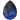 Swarovski Fancy Stones Pear (4320) Recreated Dark Sapphire - Bluestreak Crystals