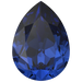 Swarovski Fancy Stones Pear (4320) Recreated Dark Sapphire - Bluestreak Crystals