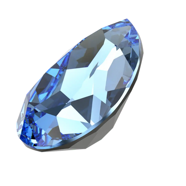 Swarovski Fancy Stones Pear (4320) Recreated Ice Blue - Bluestreak Crystals