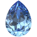 Swarovski Fancy Stones Pear (4320) Recreated Ice Blue - Bluestreak Crystals