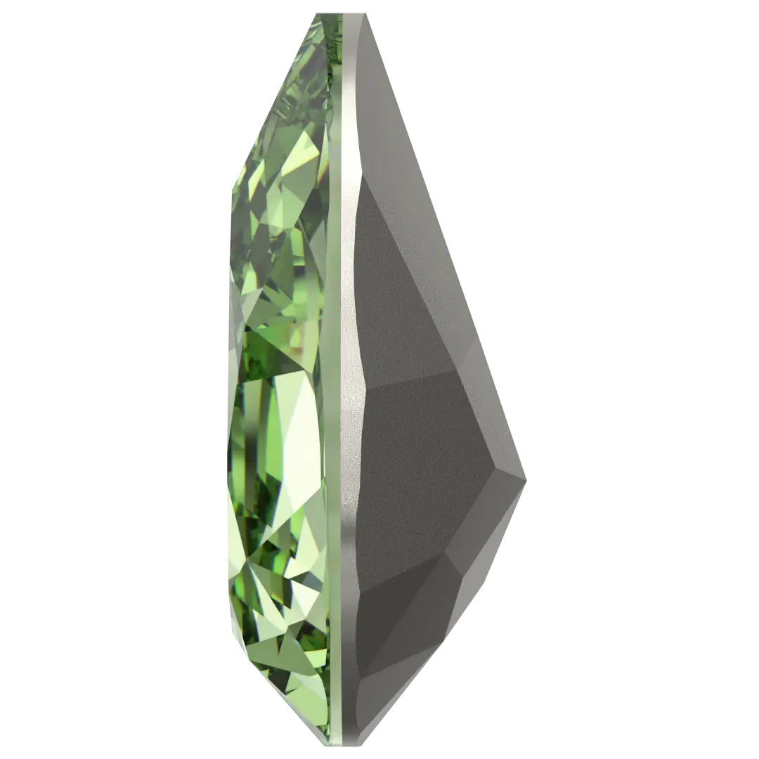 Swarovski Fancy Stones Pear (4320) Recreated Peridot - Bluestreak Crystals