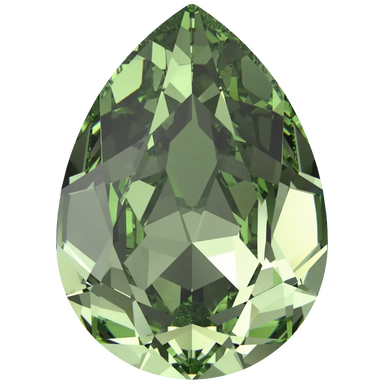 Swarovski Fancy Stones Pear (4320) Recreated Peridot - Bluestreak Crystals