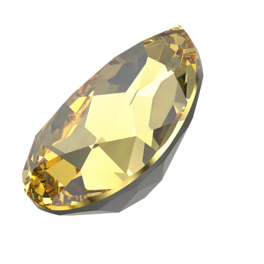 Swarovski Fancy Stones Pear (4320) Recreated Recreated Dark Jonquil - Bluestreak Crystals