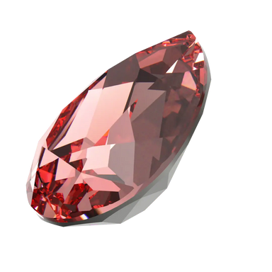 Swarovski Fancy Stones Pear (4320) Rose Peach - Bluestreak Crystals