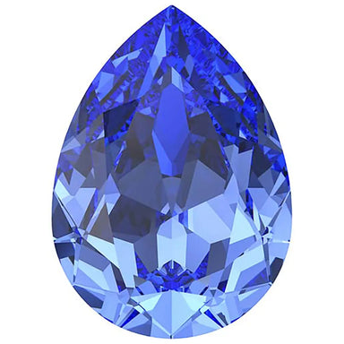 Swarovski Fancy Stones Pear (4320) Sapphire - Bluestreak Crystals