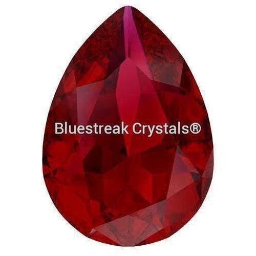 Swarovski Fancy Stones Pear (4320) Scarlet Ignite UNFOILED-Swarovski Fancy Stones-6x4mm - Pack of 360 (Wholesale)-Bluestreak Crystals