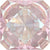 Swarovski Fancy Stones Prismatic Square (4499) Crystal Dusty Pink Delite UNFOILED-Swarovski Fancy Stones-6mm - Pack of 144 (Wholesale)-Bluestreak Crystals