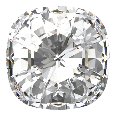 Swarovski Fancy Stones Rose Cut Cushion (4471) Crystal - Bluestreak Crystals