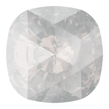 Swarovski Fancy Stones Rose Cut Cushion (4471) White Opal - Bluestreak Crystals