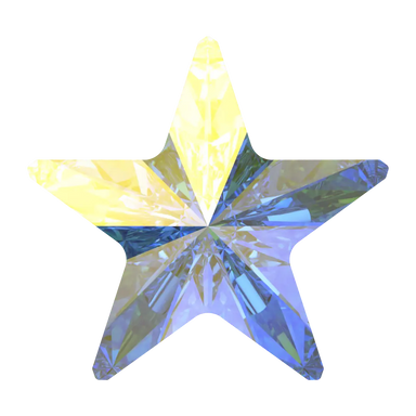 Swarovski Fancy Stones Star (4745) Crystal AB - Bluestreak Crystals